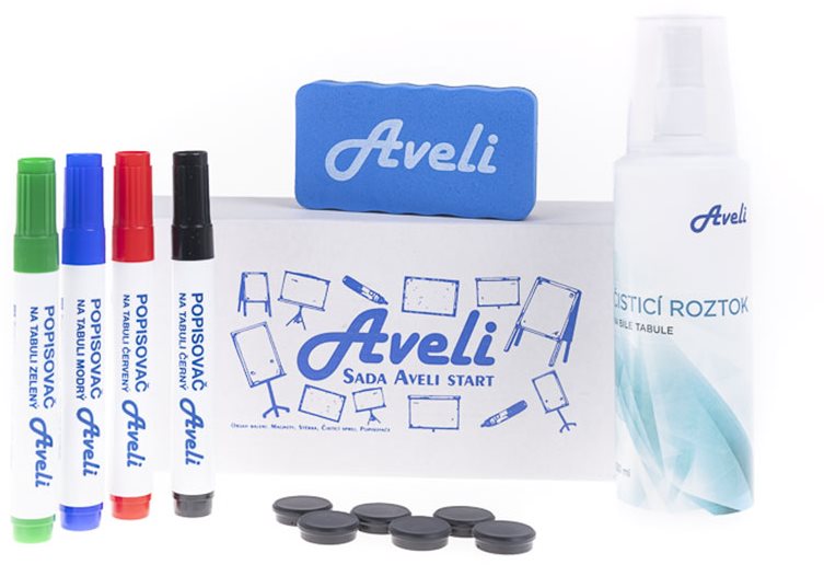 AVELI START - popisovací tabule, 12dílná