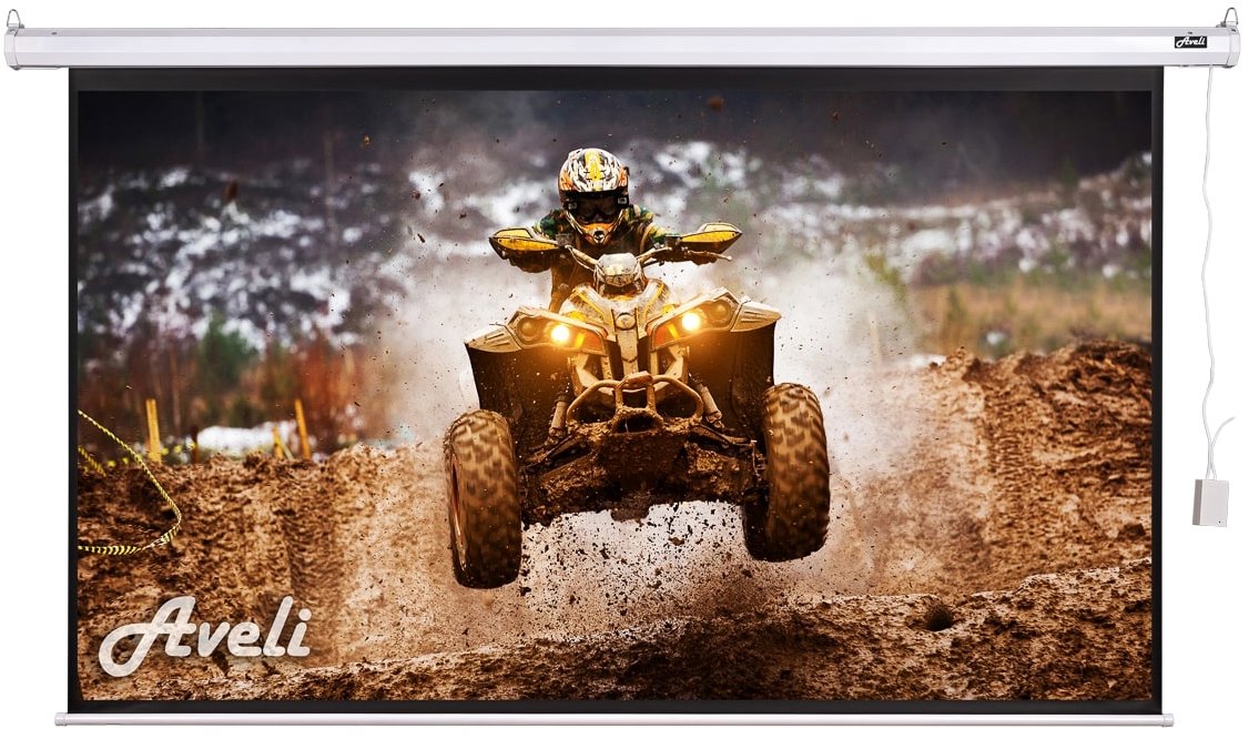 AVELI elektrická roleta 300" (16:9) pro projektory