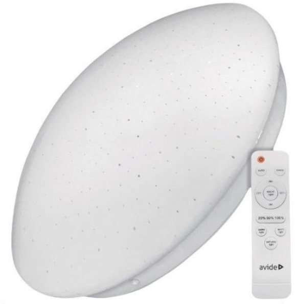 AVIDE led stropní svítidlo Avide Stella XL 50 cm, 48 W 3360 lm CCT, dálkové ovládání