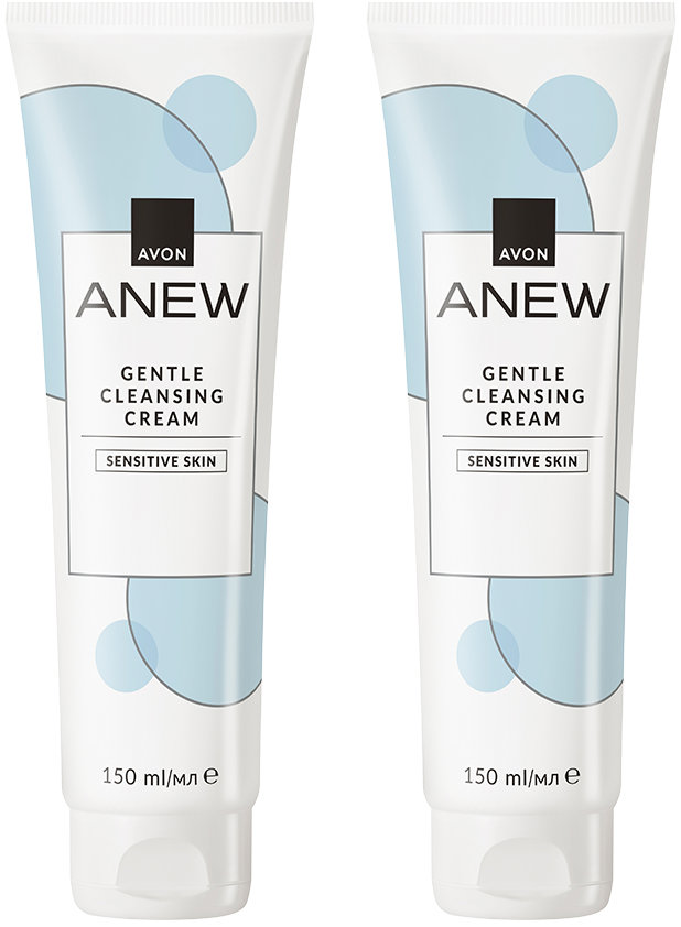 Avon Čisticí pleťový krém Anew pro citlivou pleť 150 ml 2 ks