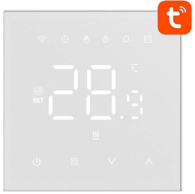 AVATTO WT410 3A Gas Boiler Matter over WiFi Thermostat White