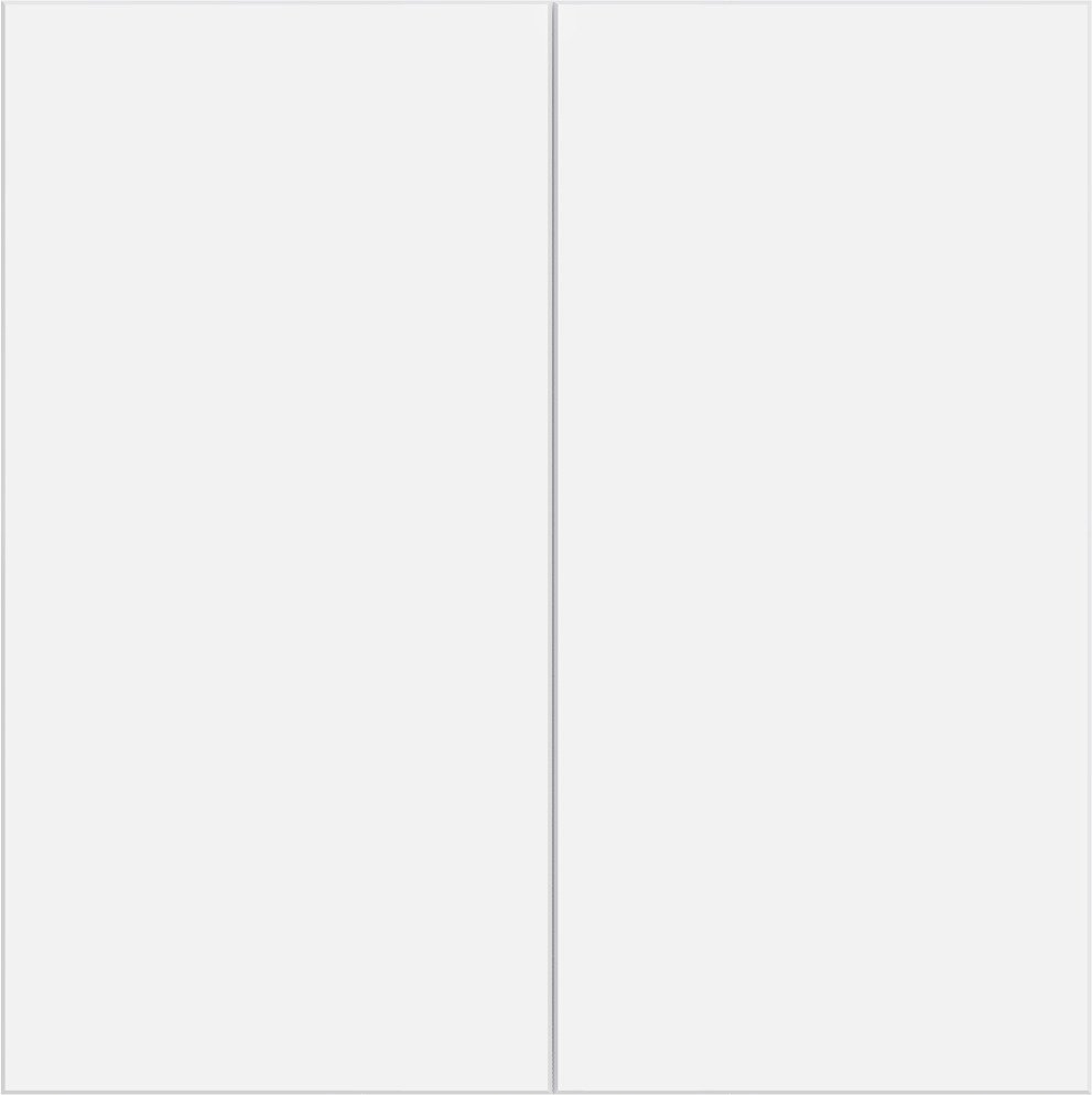 AVATTO TS60 Zigbee Ambient Light Smart Switch, 2 gang
