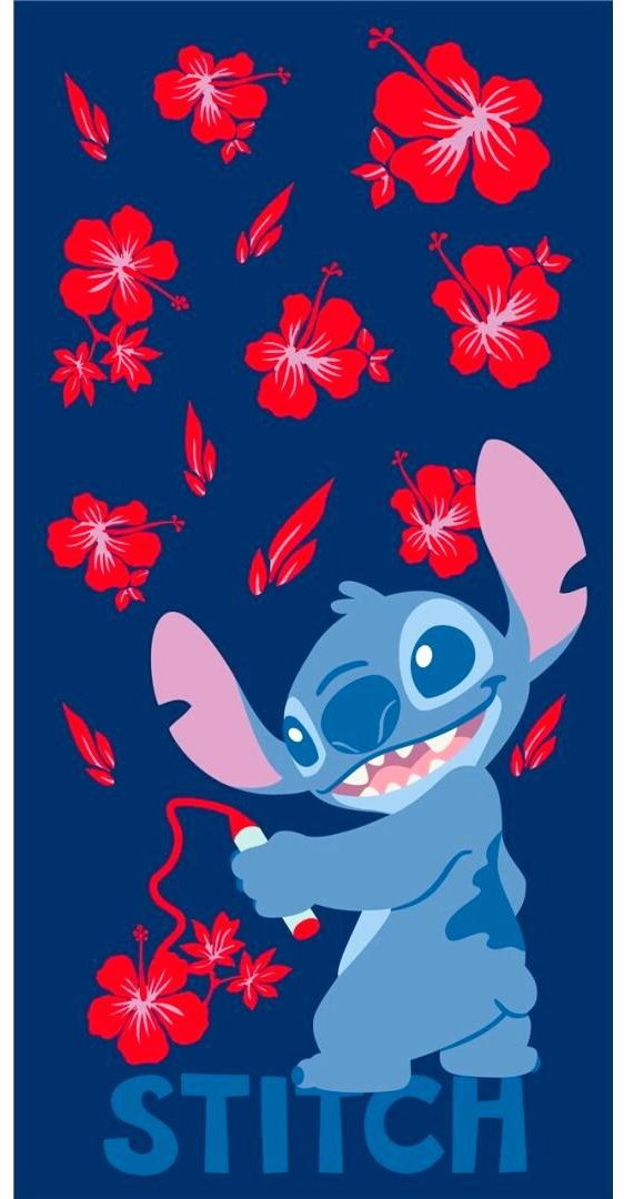 Aymax Lilo a Stitch květy 70 × 140 cm