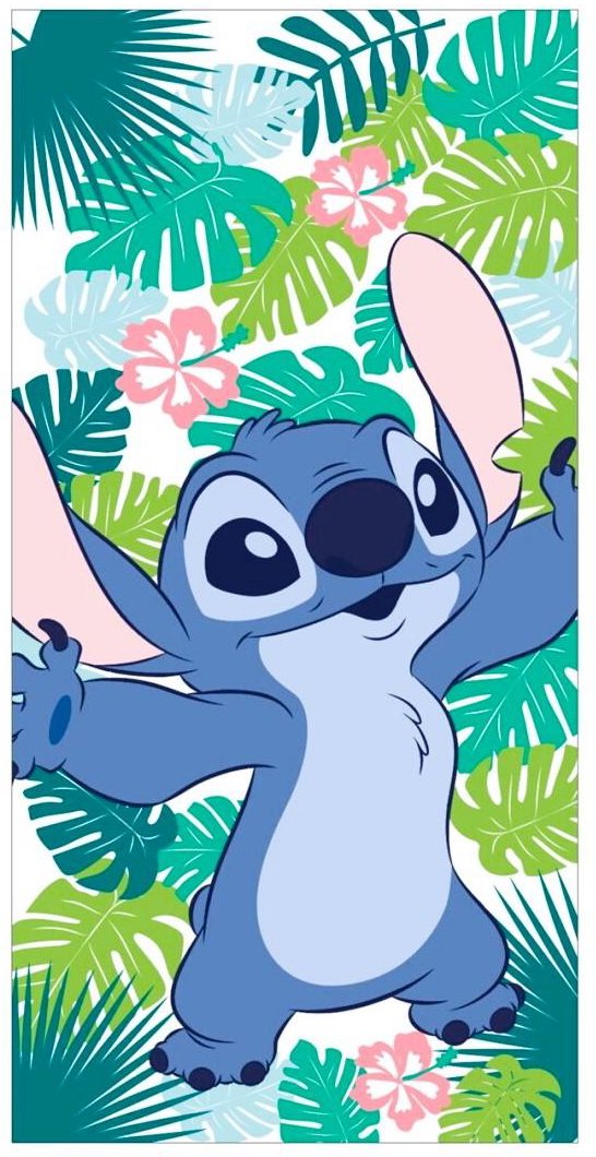 Aymax Lilo a Stitch palmy 70 × 140 cm, mikrovlákno