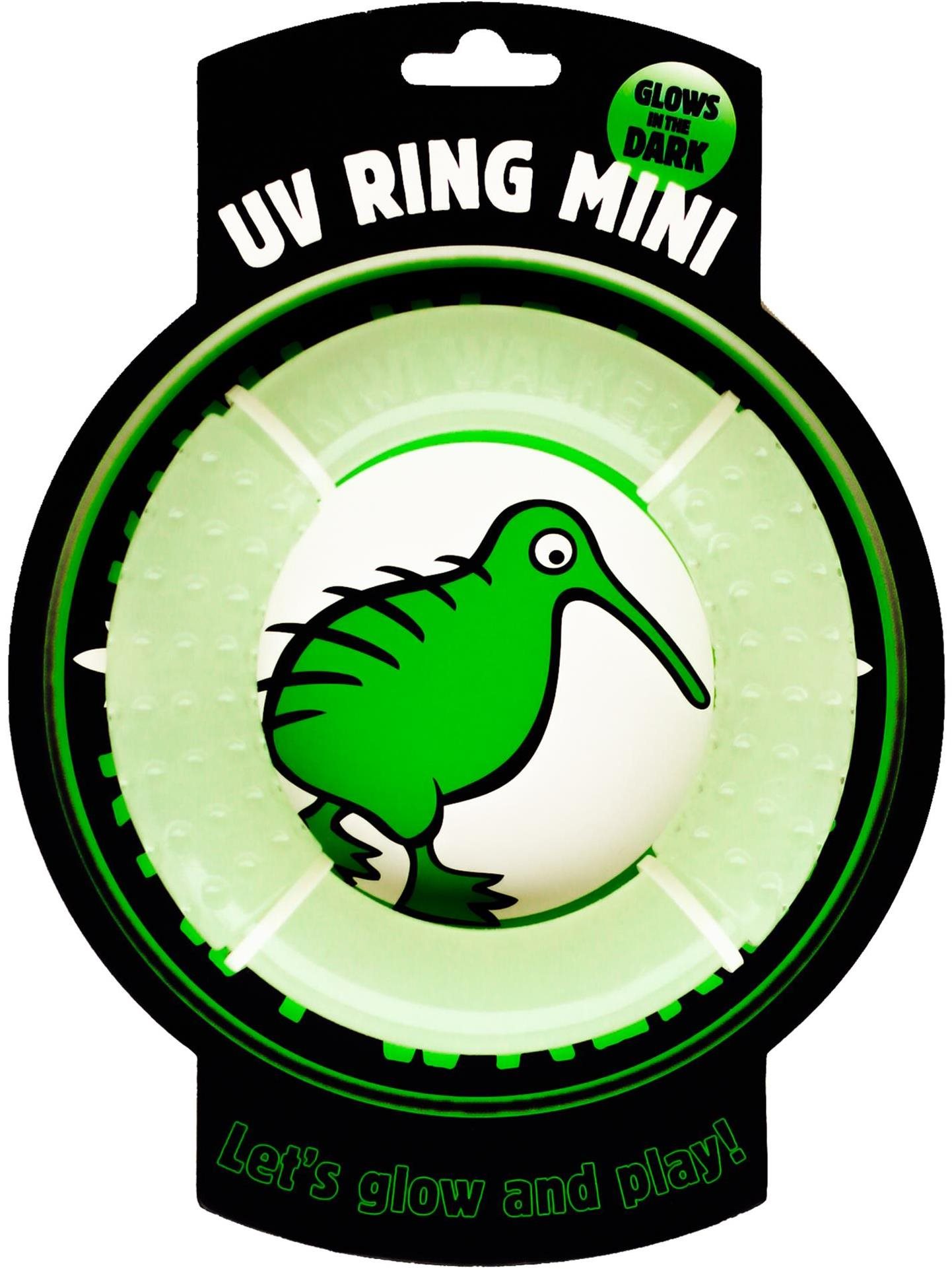 Kiwi Walker Svítící létající a plovací kruh mini z gumy