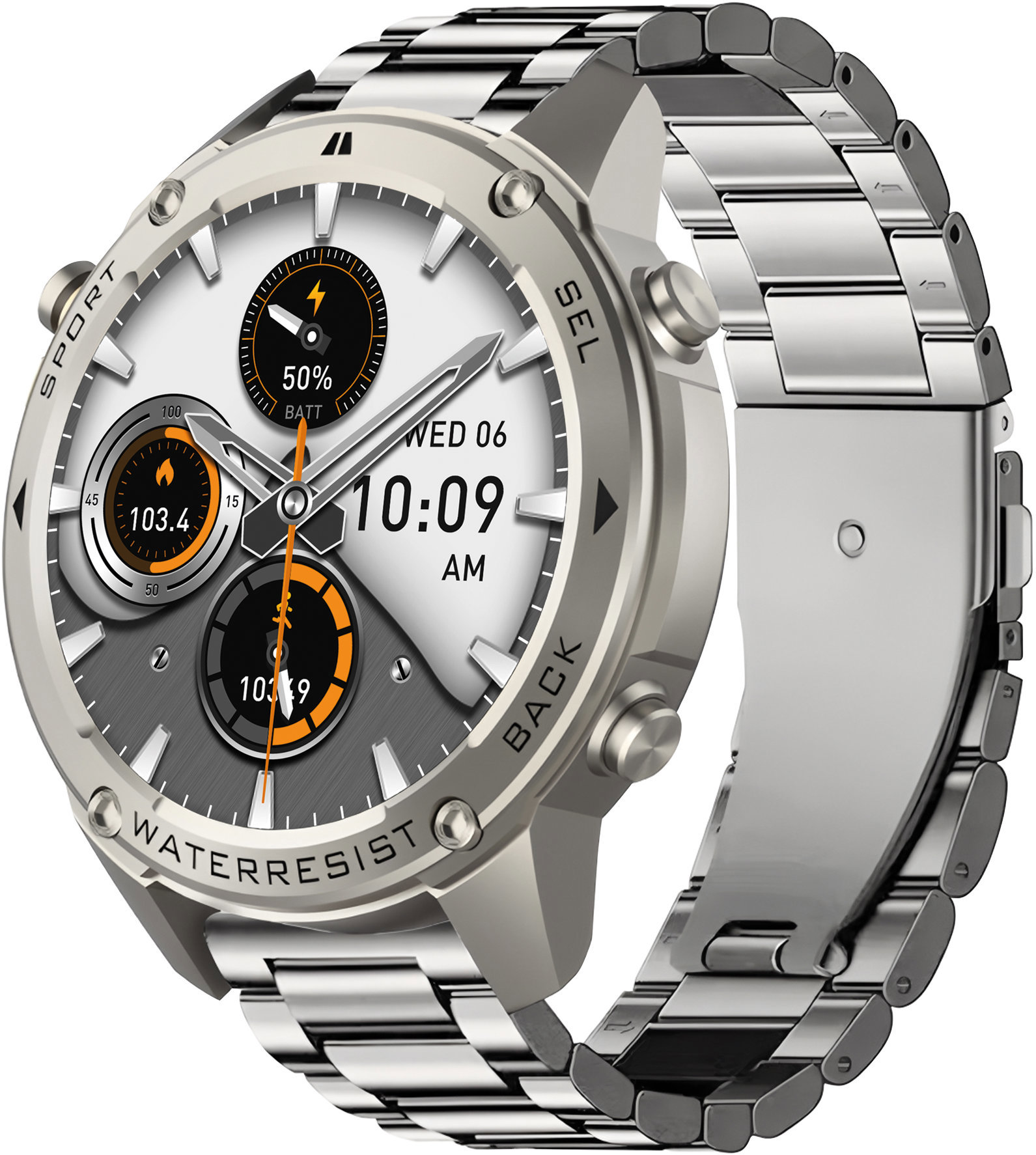 Aligator Watch GPS, stříbrné