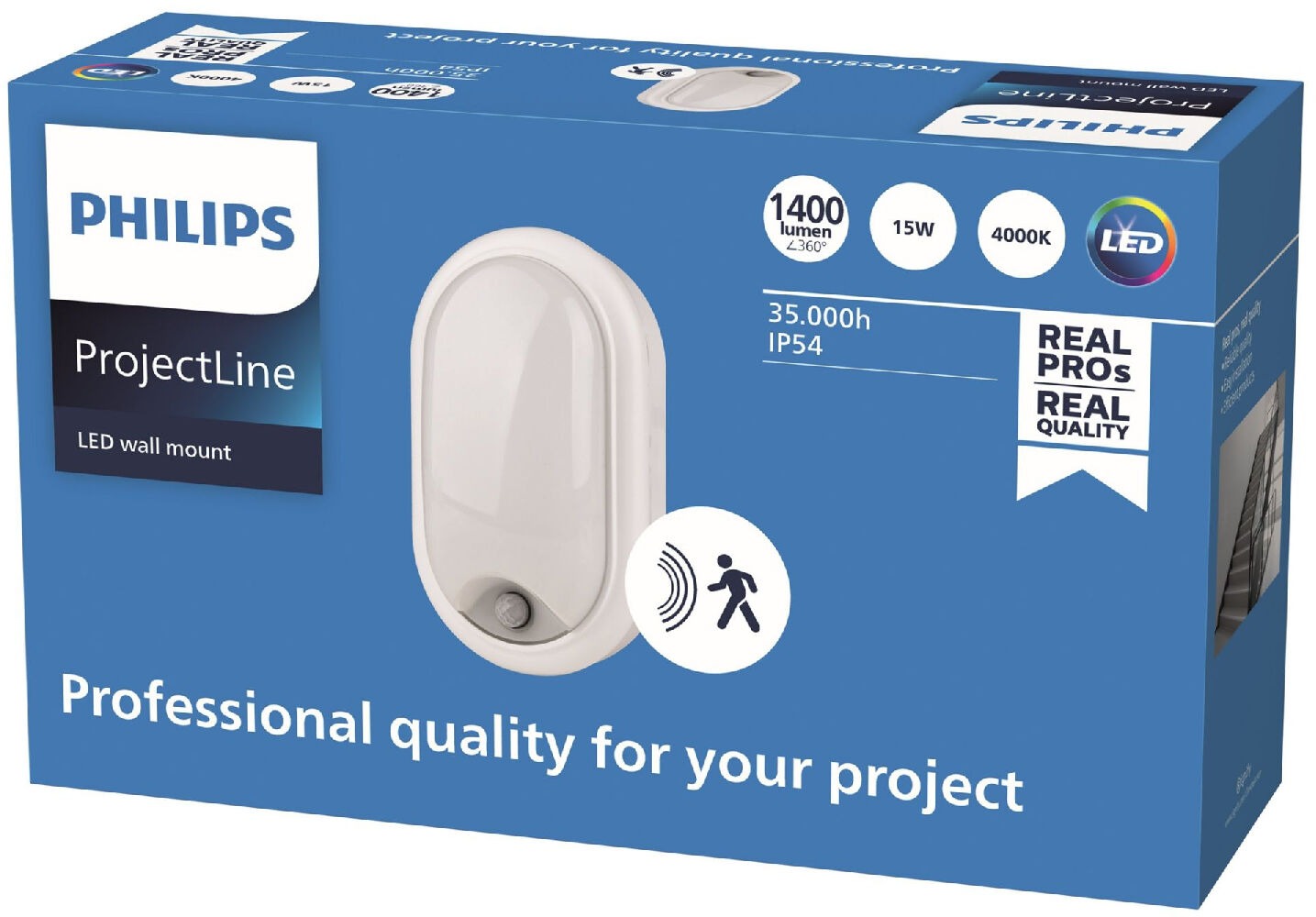 Philips LED (interiérové) nástěnné svítidlo Projectline ovl 1400 4000 K Sen