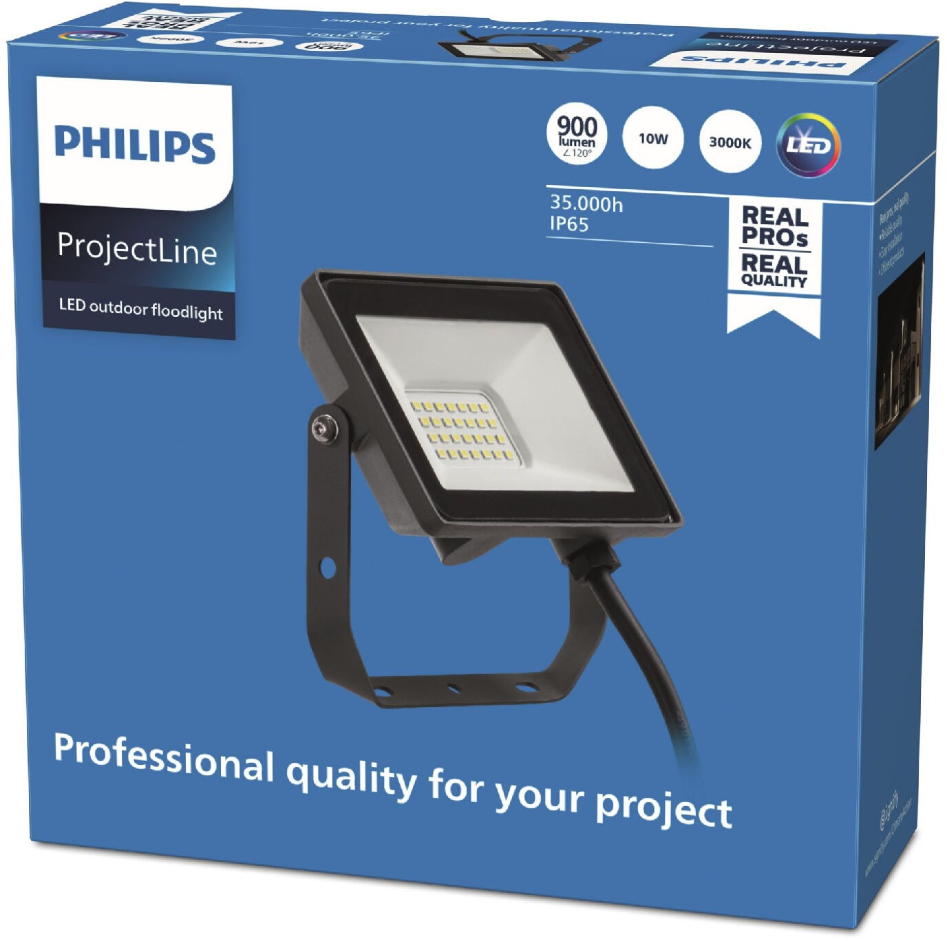 Philips LED vodotěsný světlomet Projectline 10 W 3000 K