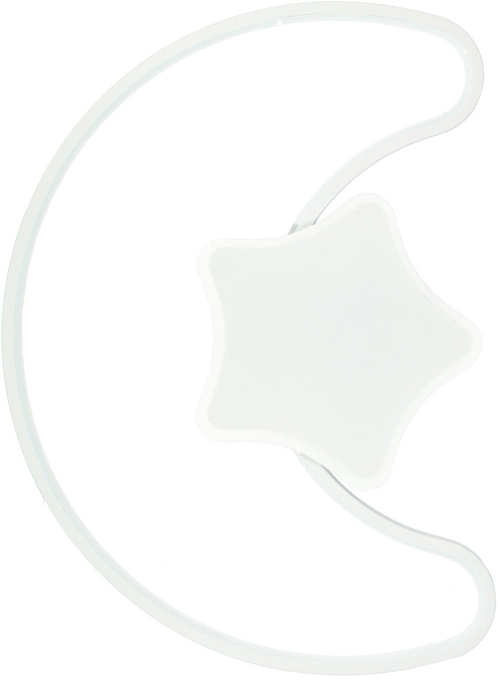 KIK KX3175 LED Stmívatelné dětské stropní svítidlo LED, 40 W, měsíc