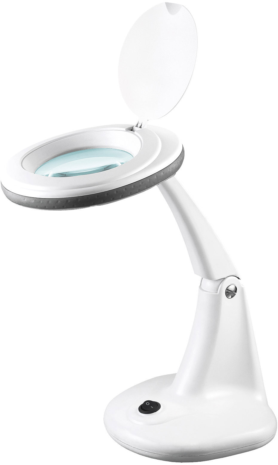 Rebel NAR0460-2 Stolní lampa s lupou 5D, 6 W, 450 lm, bílá