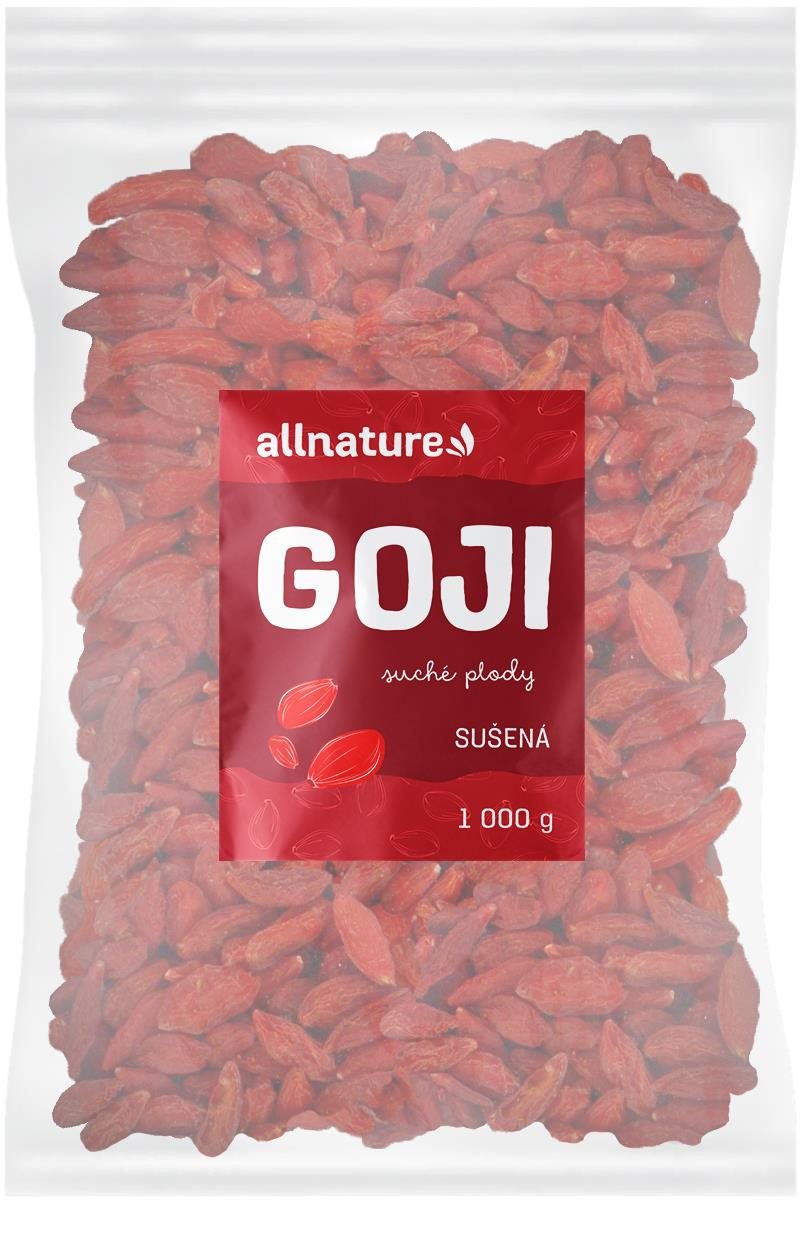 Allnature Goji - Kustovnice čínská sušená 1000 g