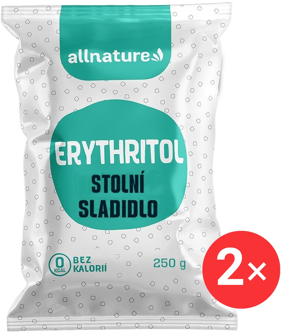 Allnature Erythritol 2 x 250 g