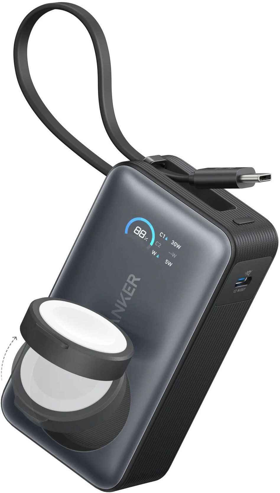 Anker MagGo Power Bank 10K, 35W, For Apple Watch
