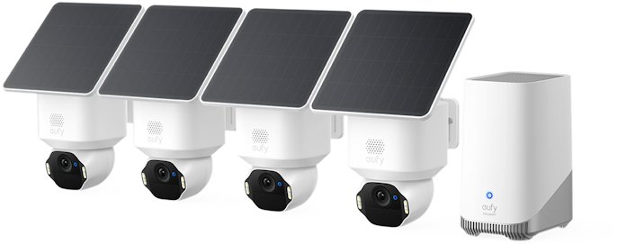 Eufy E42 (sada 4 ks + jednotka Homebase 3) 4K bílý