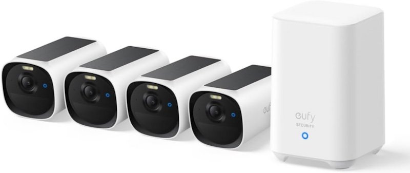 Eufy E40 (sada 4 ks + jednotka HomeBase 2) 2K bílý