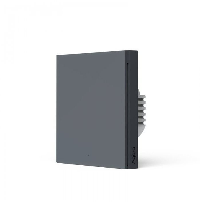 AQARA Smart Wall Switch H1(No Neutral, Single Rocker), šedý