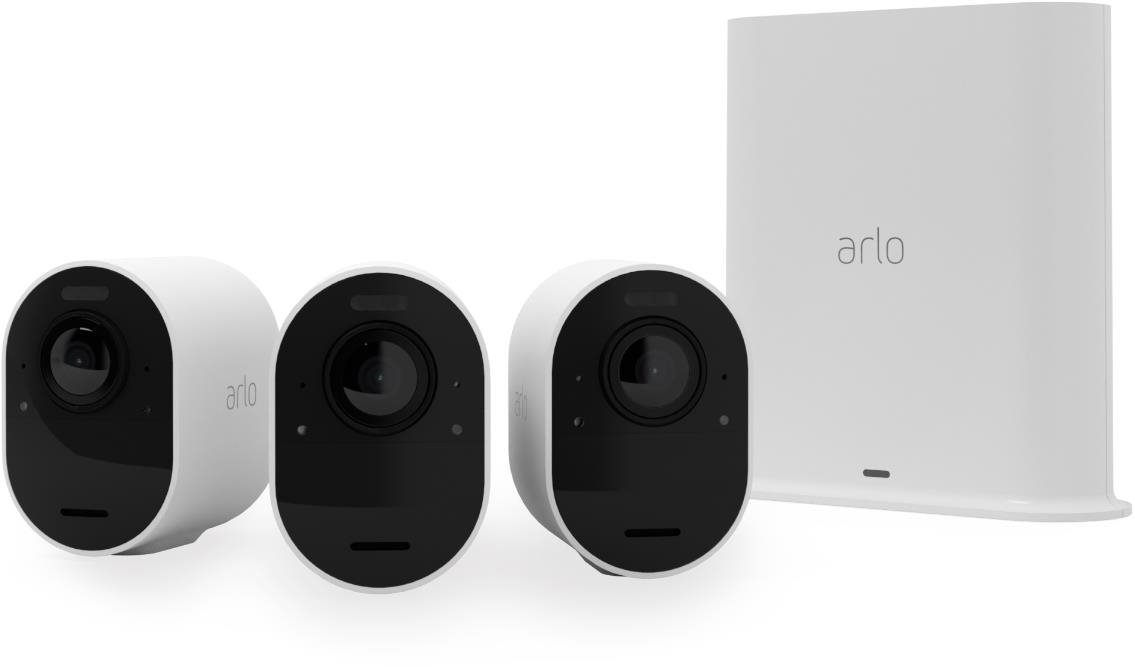 Arlo Ultra 2 Outdoor Security Camera - 3 ks, Bílá