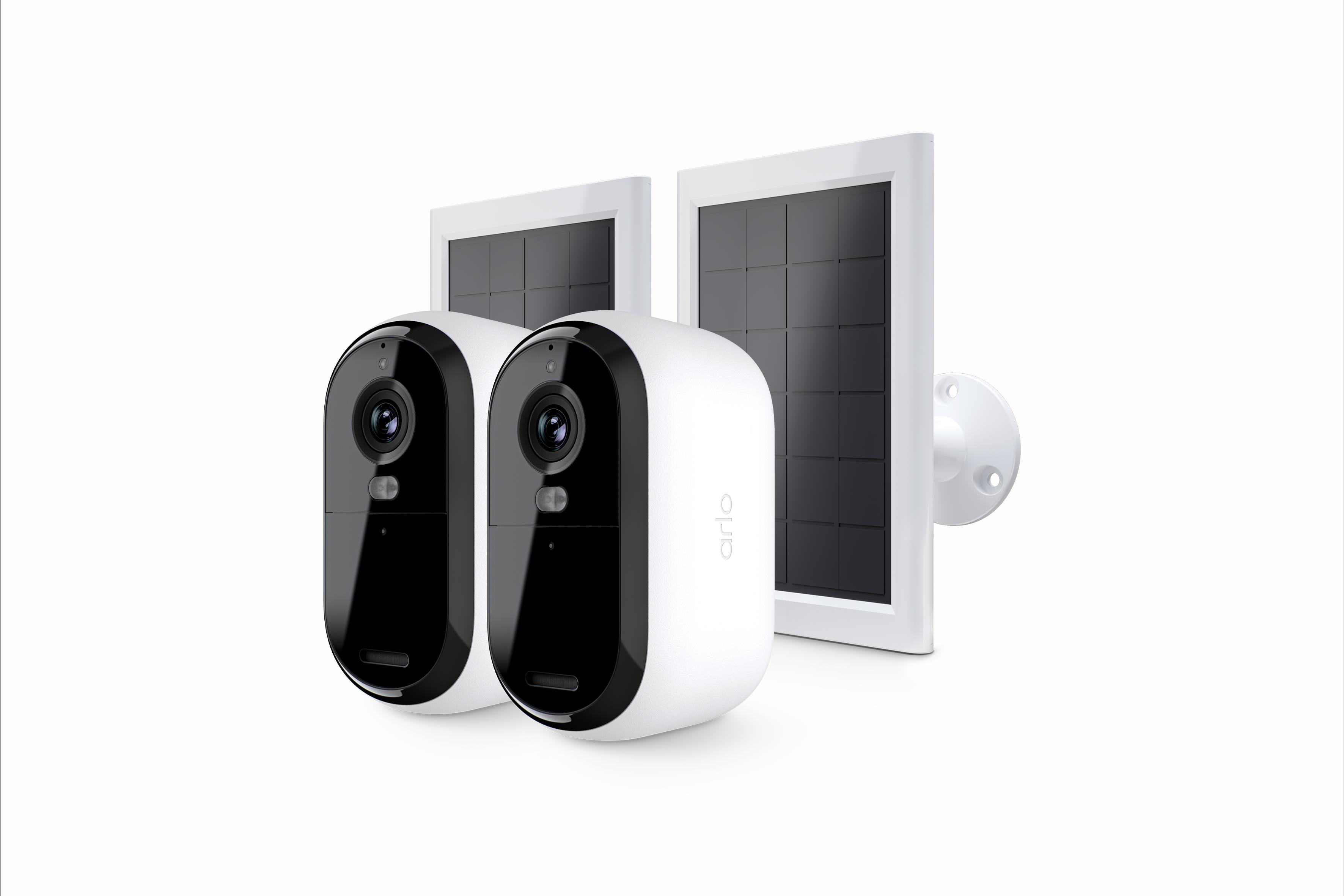 Arlo Essential Gen.2 Bundle 2K Outdoor Security Camera, 2 + 2, bílá