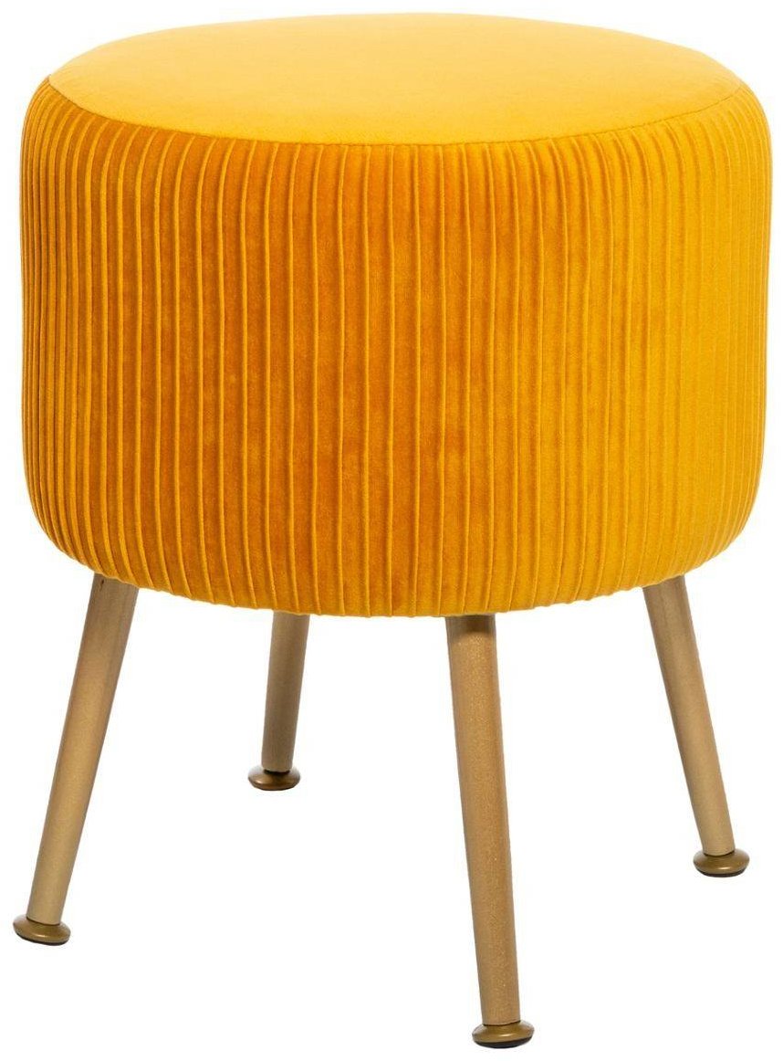 Atmosphera Stolička SOLARO v hořčicové barvě