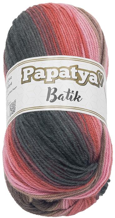 Bellatex Papatya Batik 100g, 554-27 šedá, růžová
