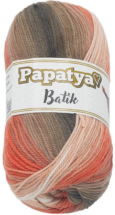 Bellatex Papatya Batik 100g, 554-30 lososová, hnědá