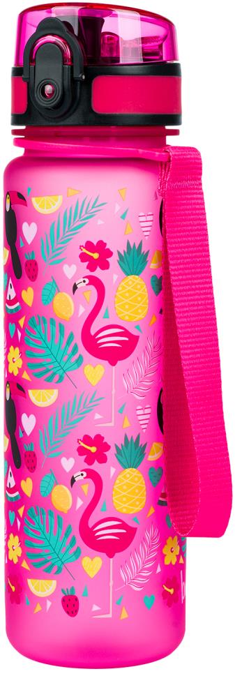 BAAGL Tritanová láhev na pití Plameňáci, 500 ml