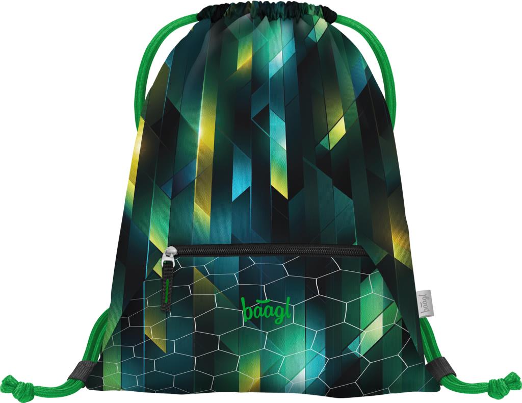 BAAGL FOTBAL HRÁČ Gymsack, zelená, velikost