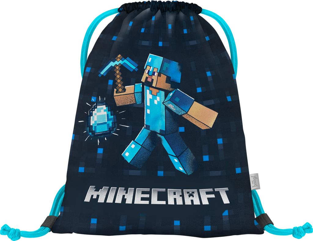 BAAGL MINECRAFT AXE AND SWORD Gymsack, tmavě modrá, velikost