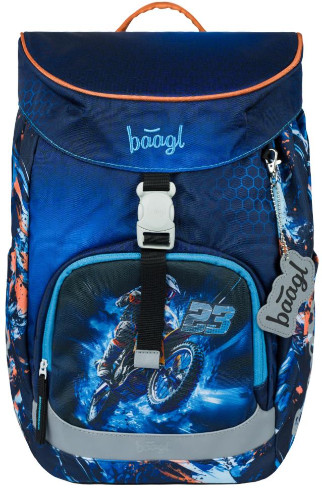 Školní batoh BAAGL Airy Motorka s ergonomickým designem