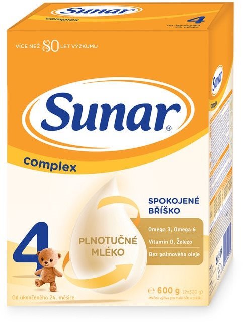 Sunar Complex 4 batolecí mléko, 6× 600 g