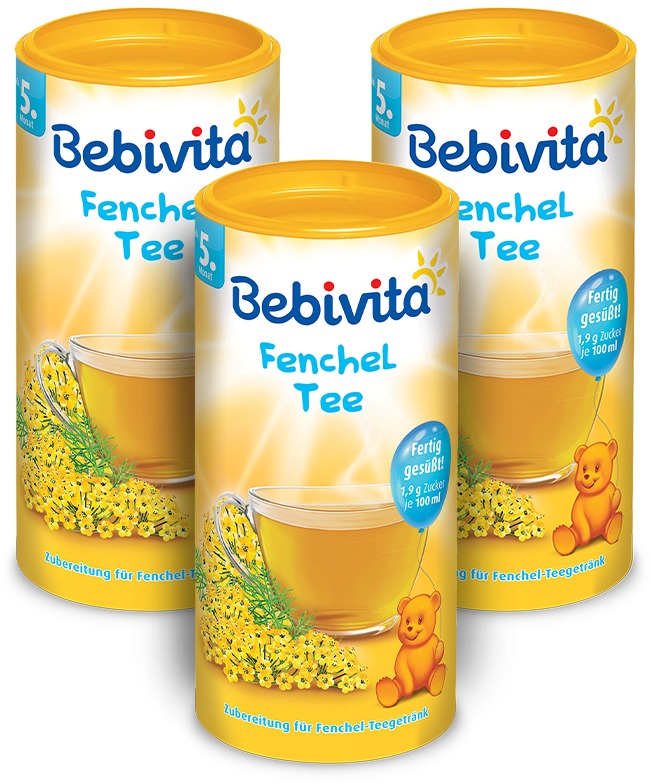 BEBIVITA Fenyklový čaj 3× 200 g