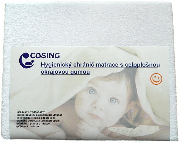 COSING Hygienický chránič s membránou 120 × 60 cm - bílá
