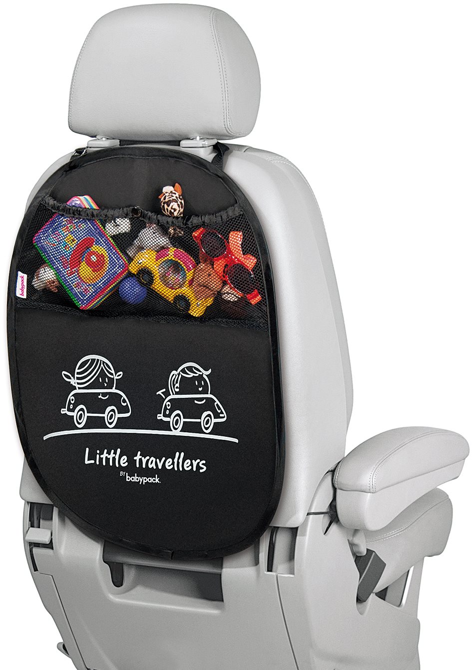 BABYAUTO Organizer a ochrana autosedadla, černý