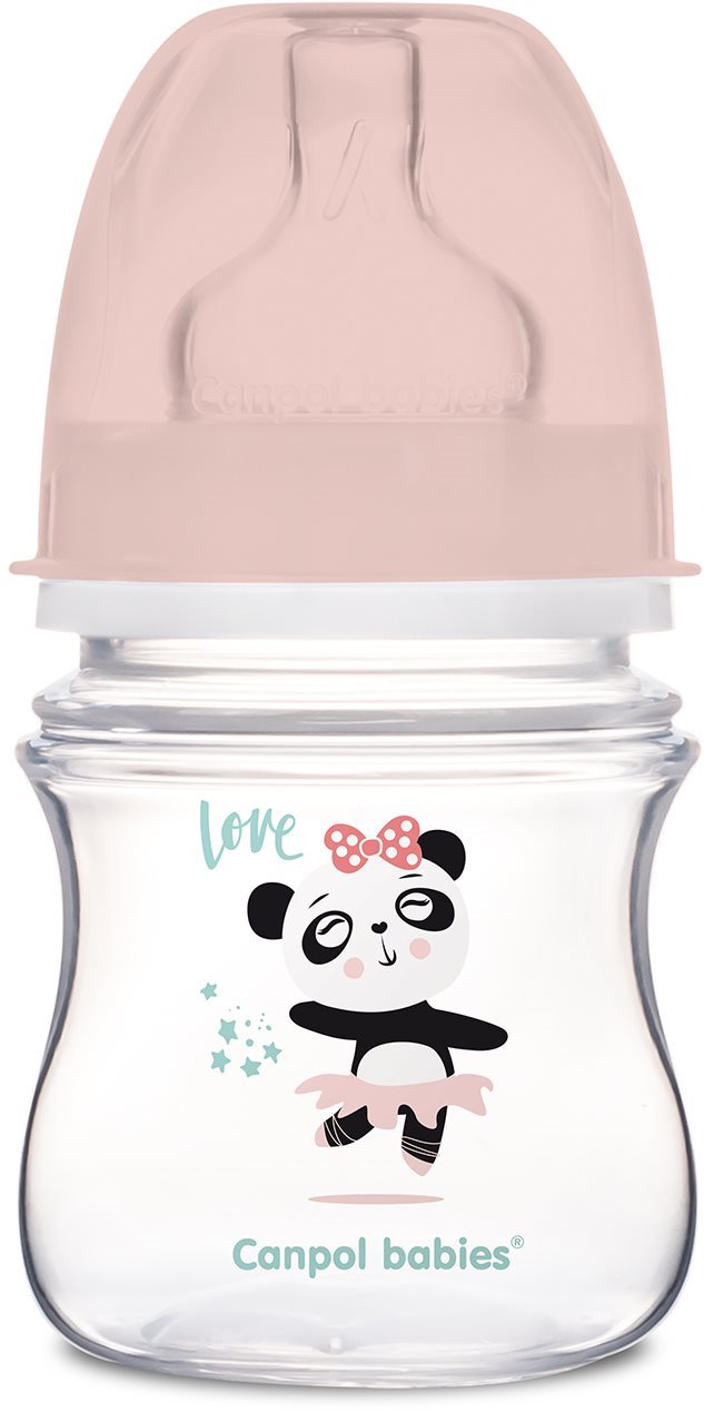 Canpol babies EXOTIC ANIMALS 120 ml růžová