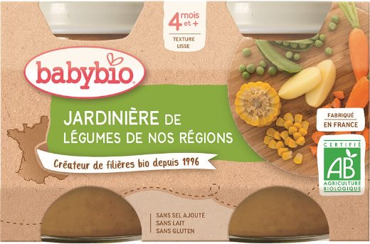BABYBIO Zeleninová směs 2× 130 g