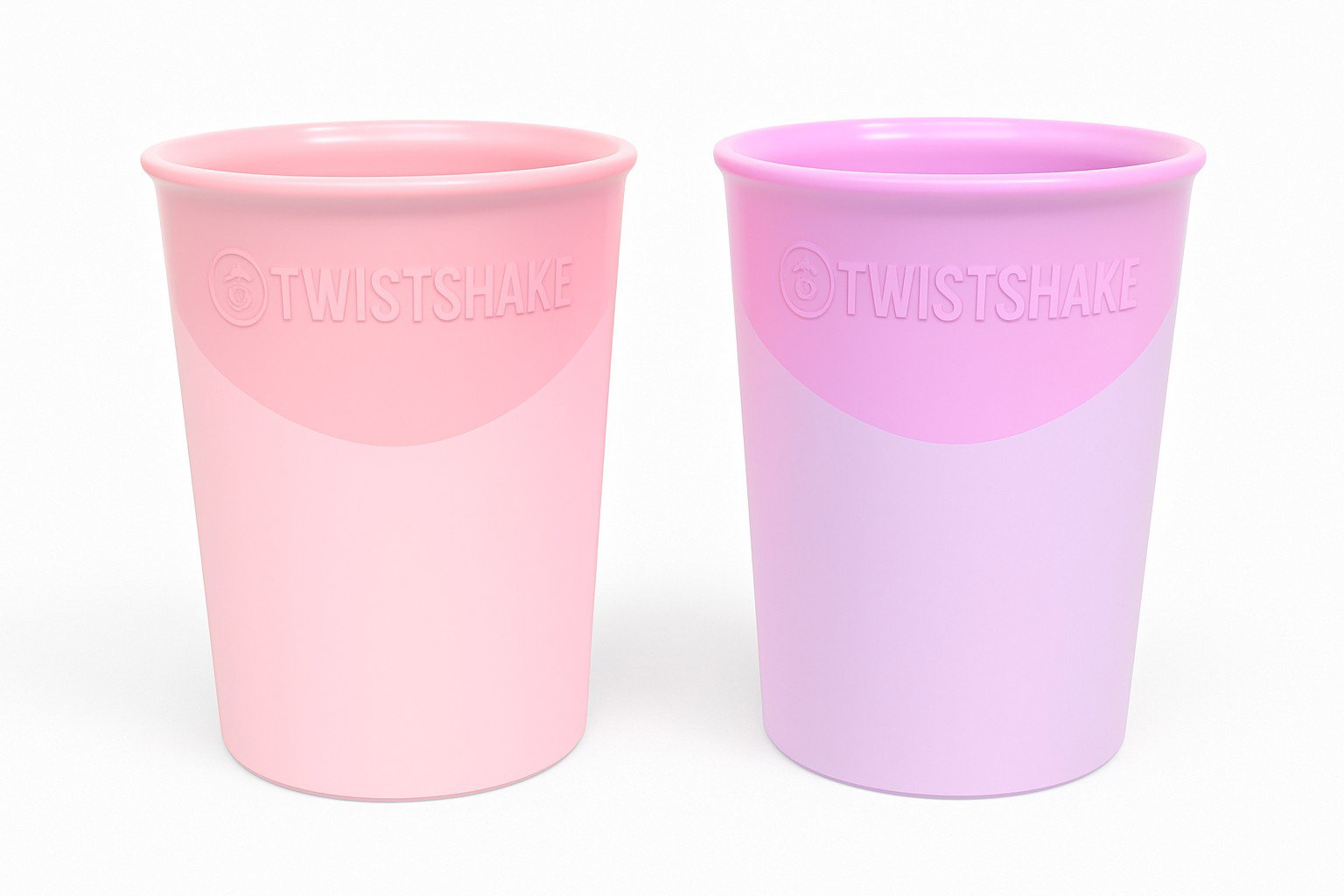 TWISTSHAKE Kelímek 6m+ pastelově růžový a fialový, 2× 170 ml