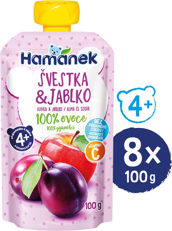 HAMÁNEK Švestka 8× 100 g