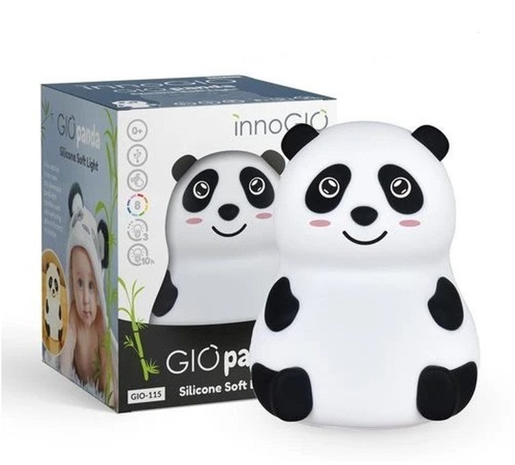 InnoGIO lampička PANDA - chytrá a bezpečná lampička pro dětský pokoj