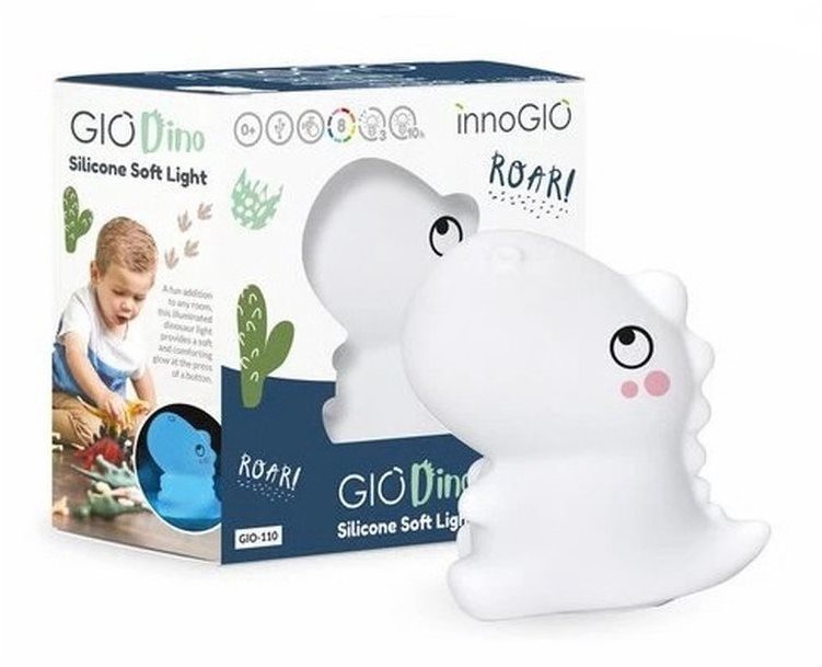 InnoGIO lampička DINO pro dětský pokoj