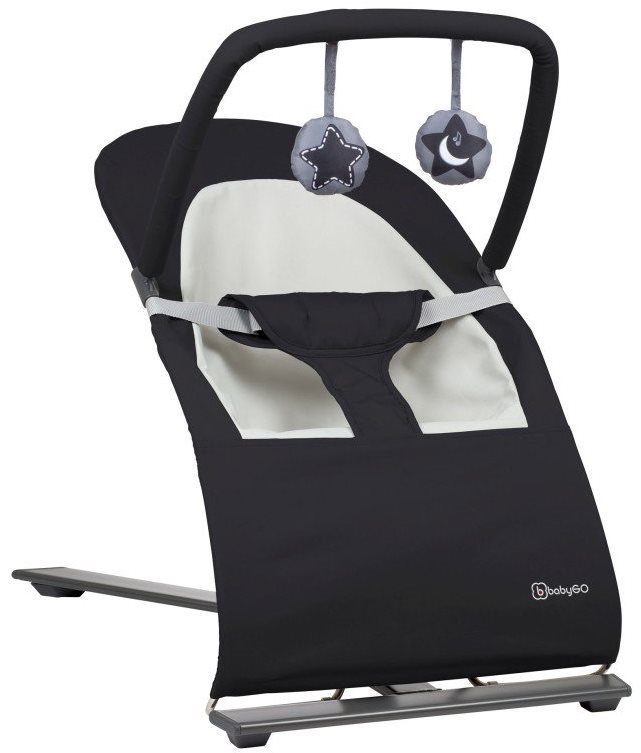 BabyGO lehačka FANCY černá