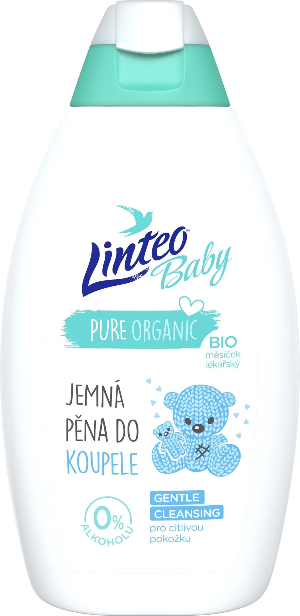 LINTEO BABY Dětská pěna do koupele 425 ml