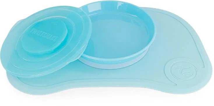 TWISTSHAKE Click-Mat mini s talířem pastelově modrá