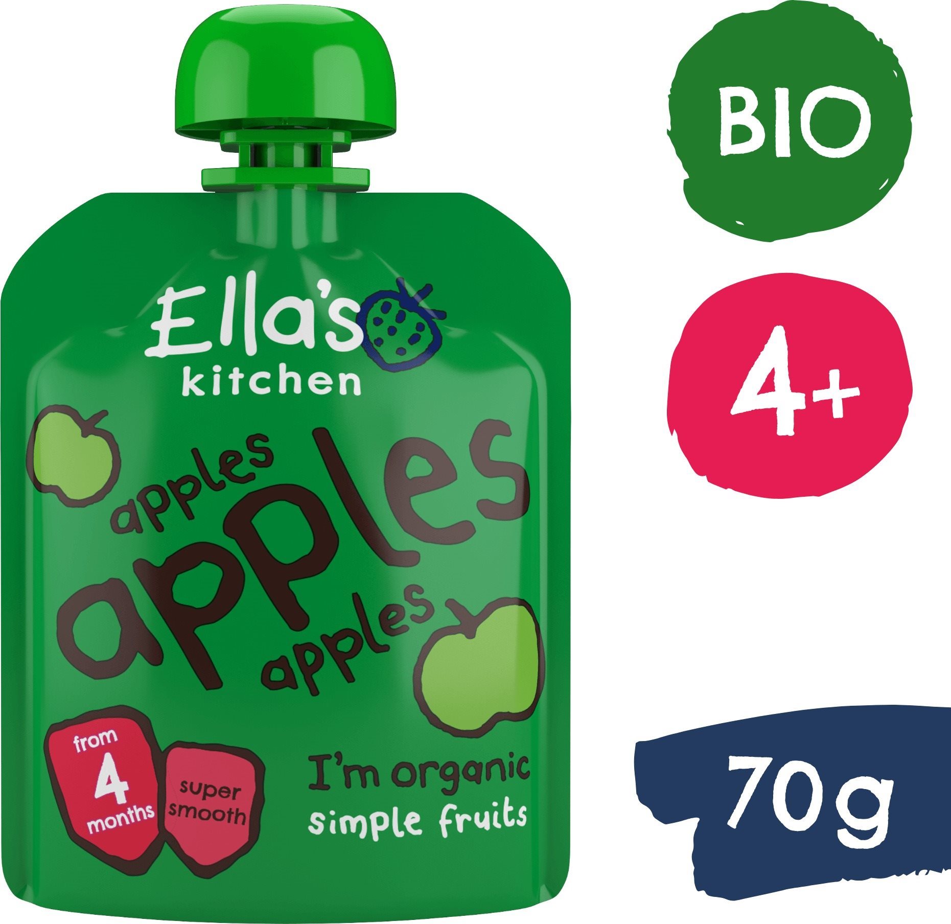 Ella's Kitchen BIO Jablečná svačinka 70 g