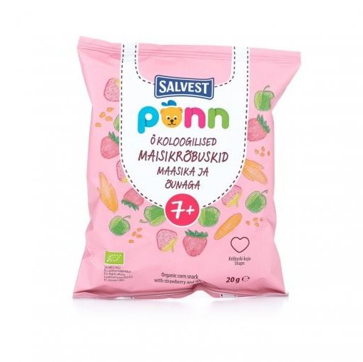 SALVEST Ponn BIO Jahodové křupky (20 g)
