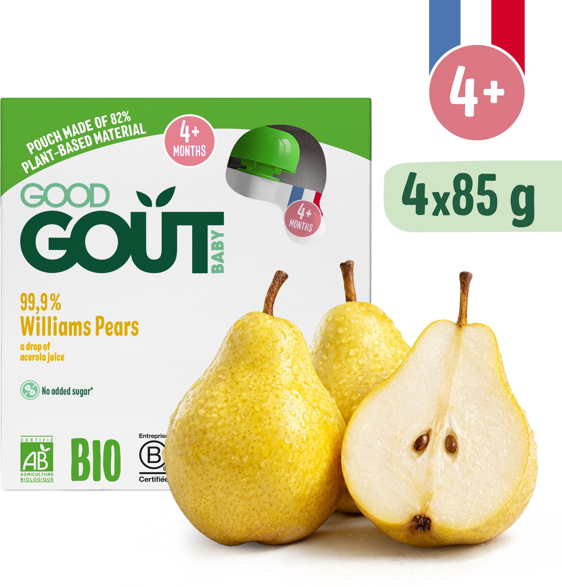 Good Gout BIO Hruška 4× 85 g