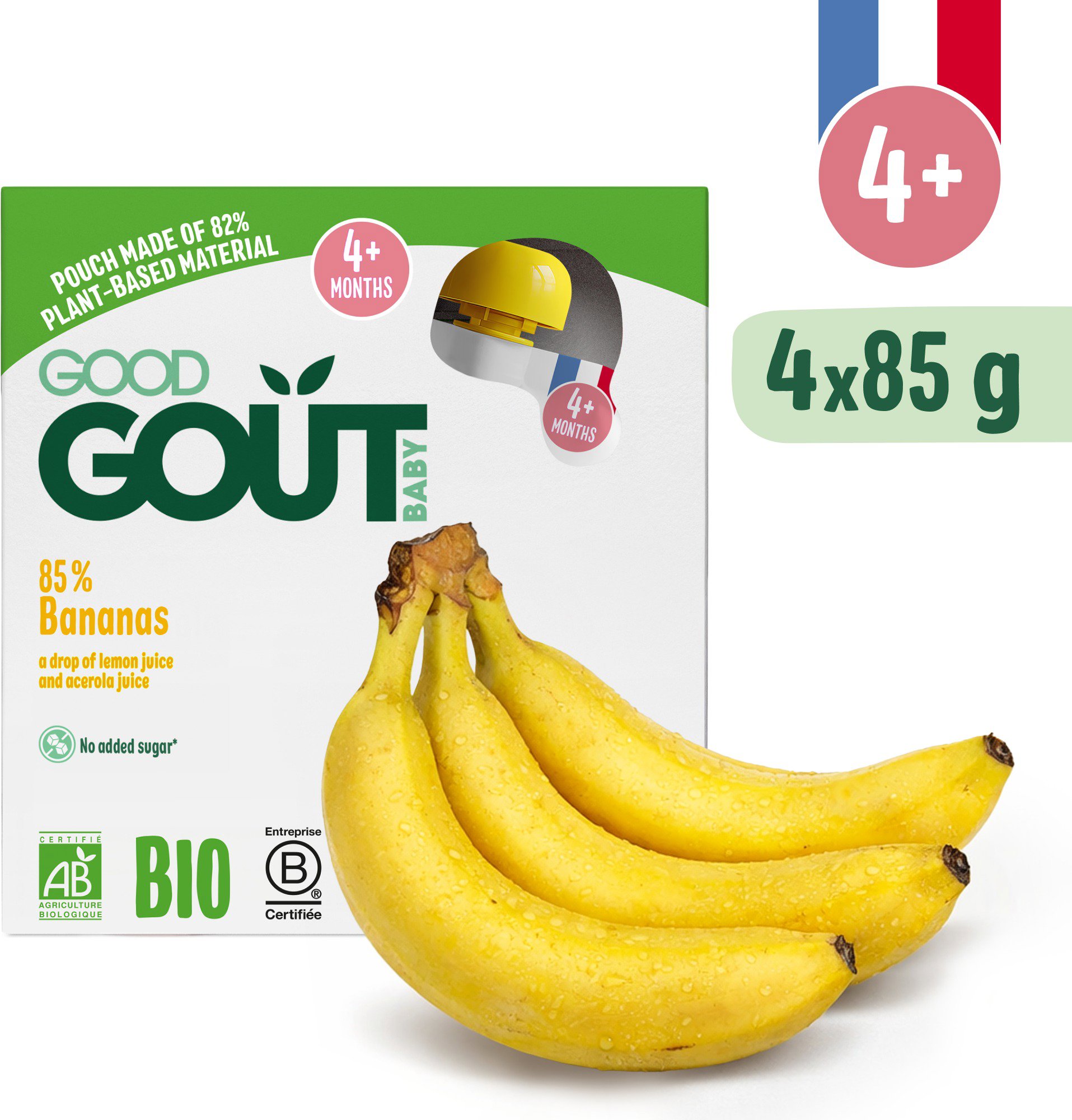 Good Gout BIO Banán 4× 85 g