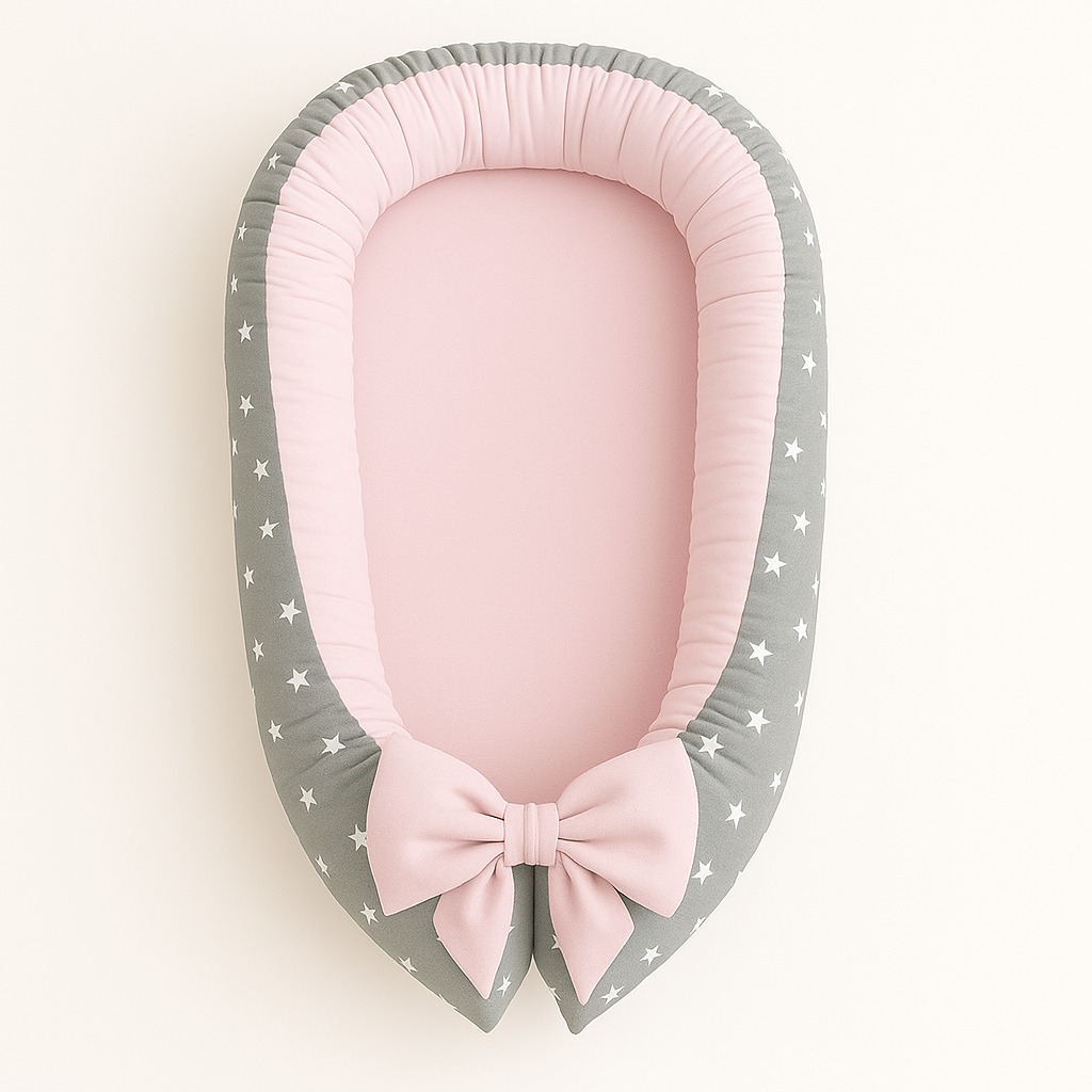BabyTýpka hnízdo - Stars Pink