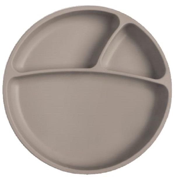 MINIKOIOI Dělený silikonový s přísavkou - Grey