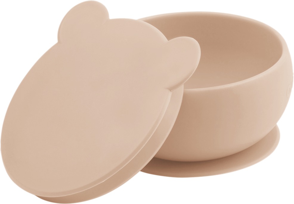 MINIKOIOI Silikonová s přísavkou - Bubble Beige