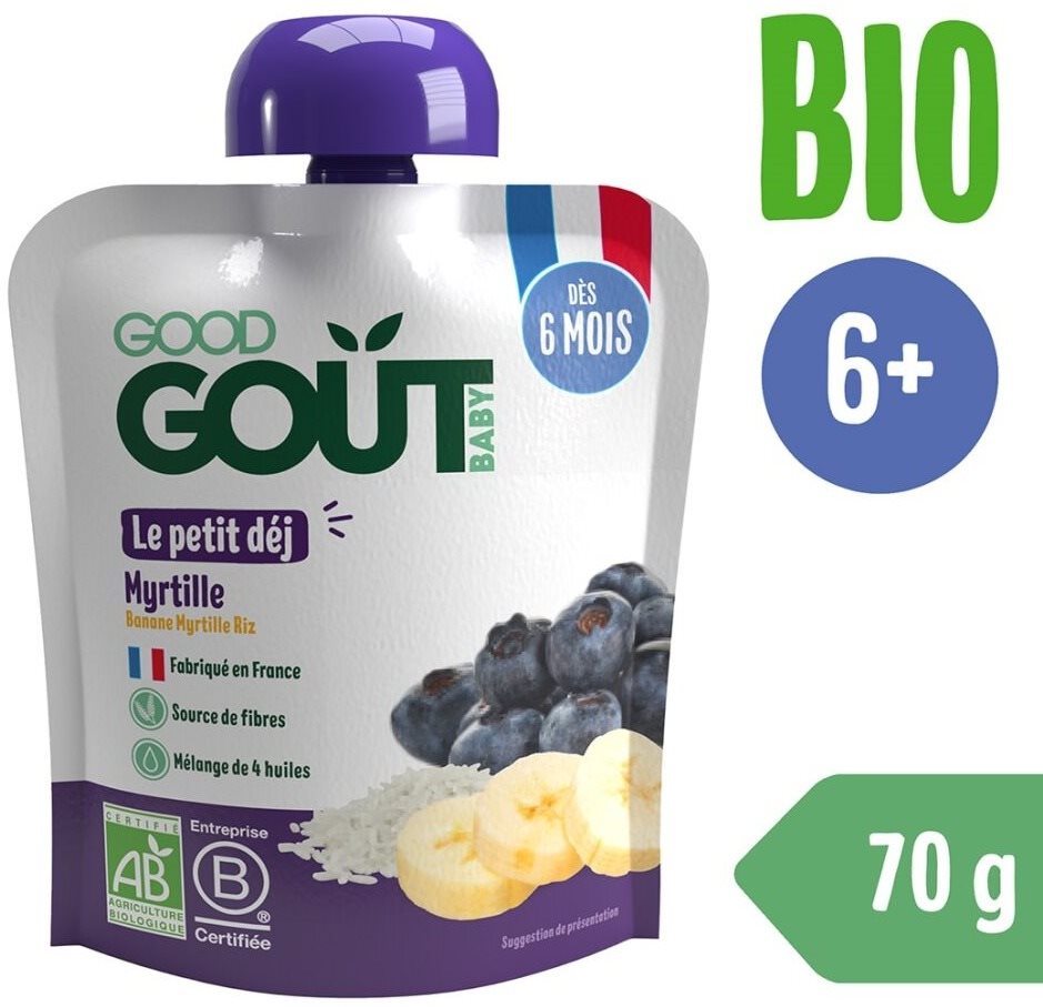 Good Gout BIO Borůvková snídaně 70 g